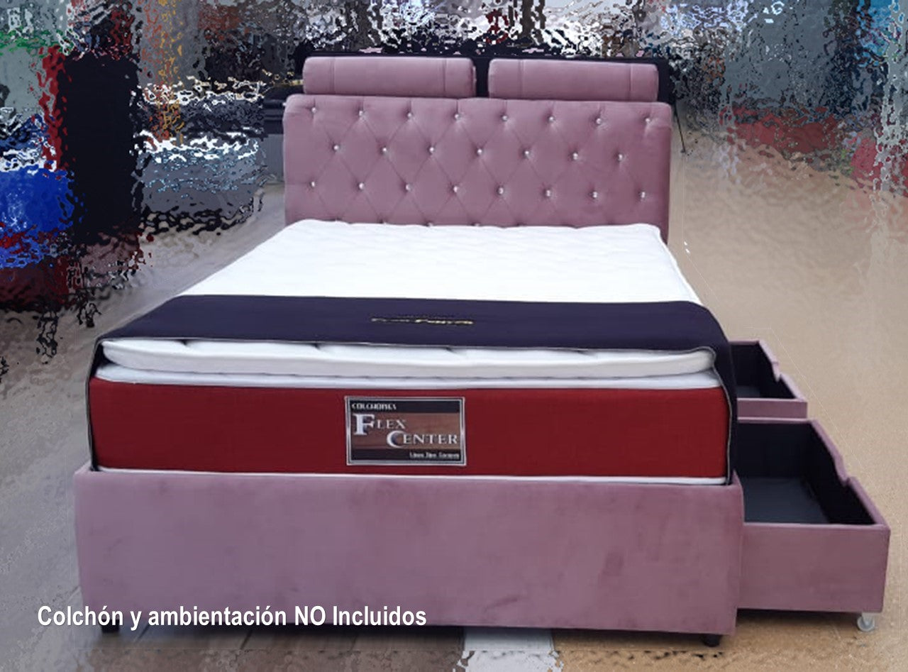 Cama Luxury con Cajones