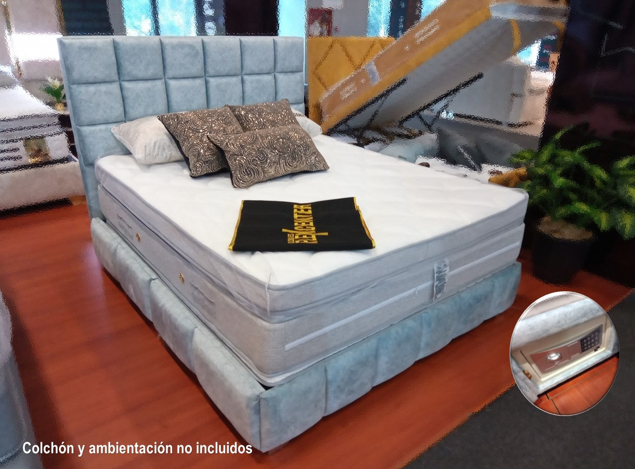 Cama Merlin con Caja fuerte